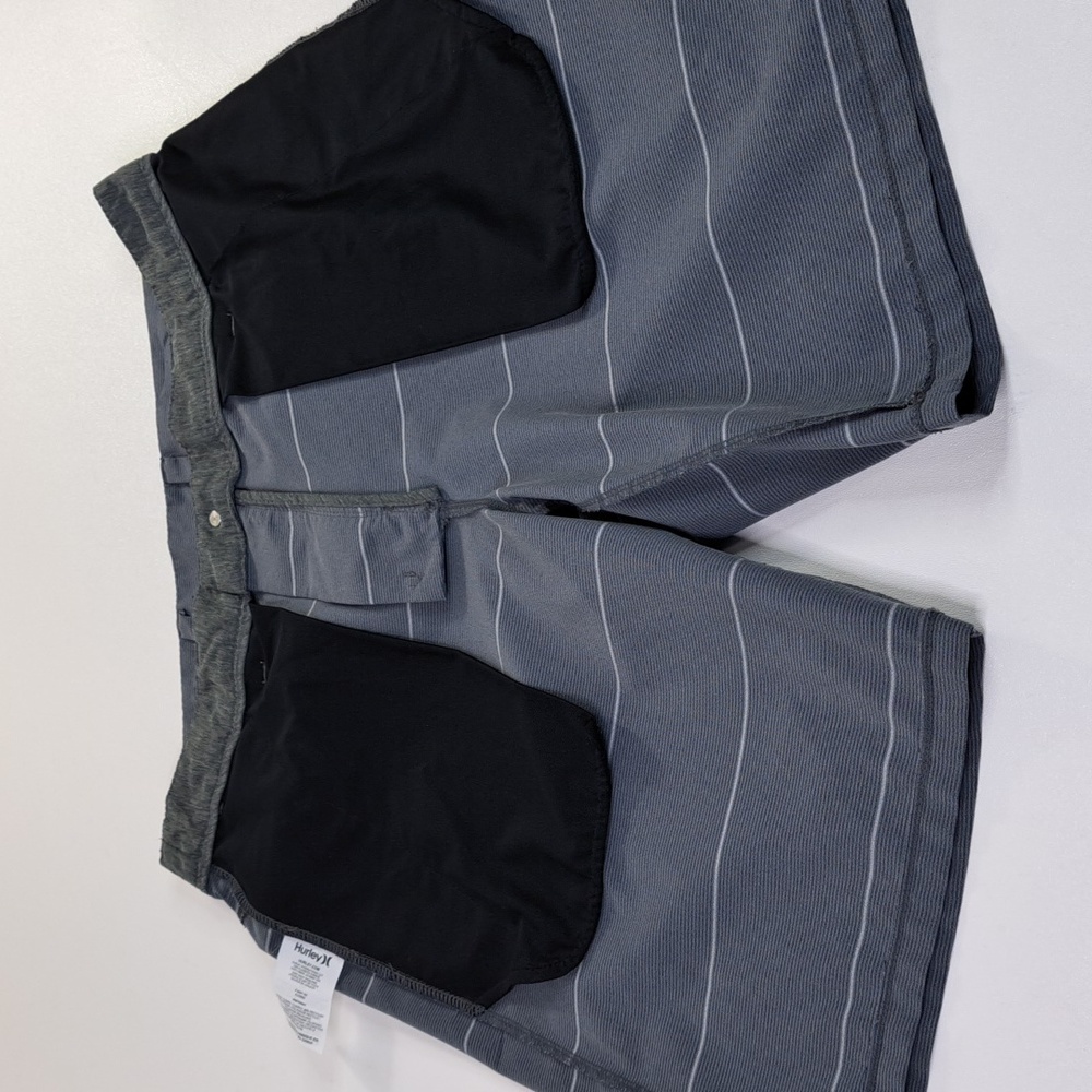 Hurley)( Striped Phantom Hybrid Shorts Men's Size 32 - Picture 6 of 12